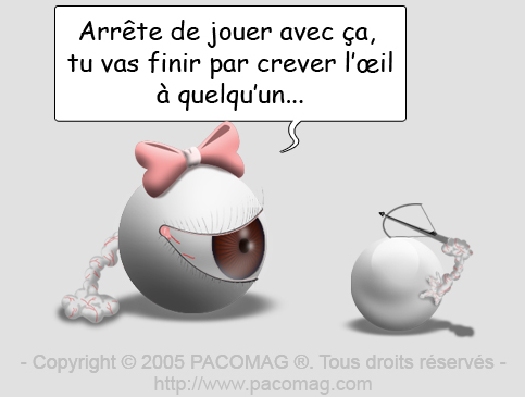 crever un oeil