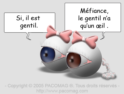 le gentil n'a qu'un oeil