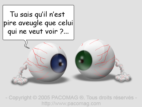 pire aveugle que celui qui ne veut voir