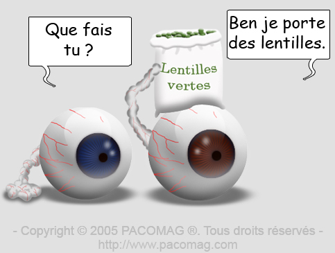 porter des lentilles